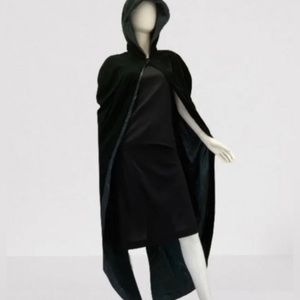 Vintage Jessica McClintock Gunne Sax Crushed Velvet Cape — OSFM